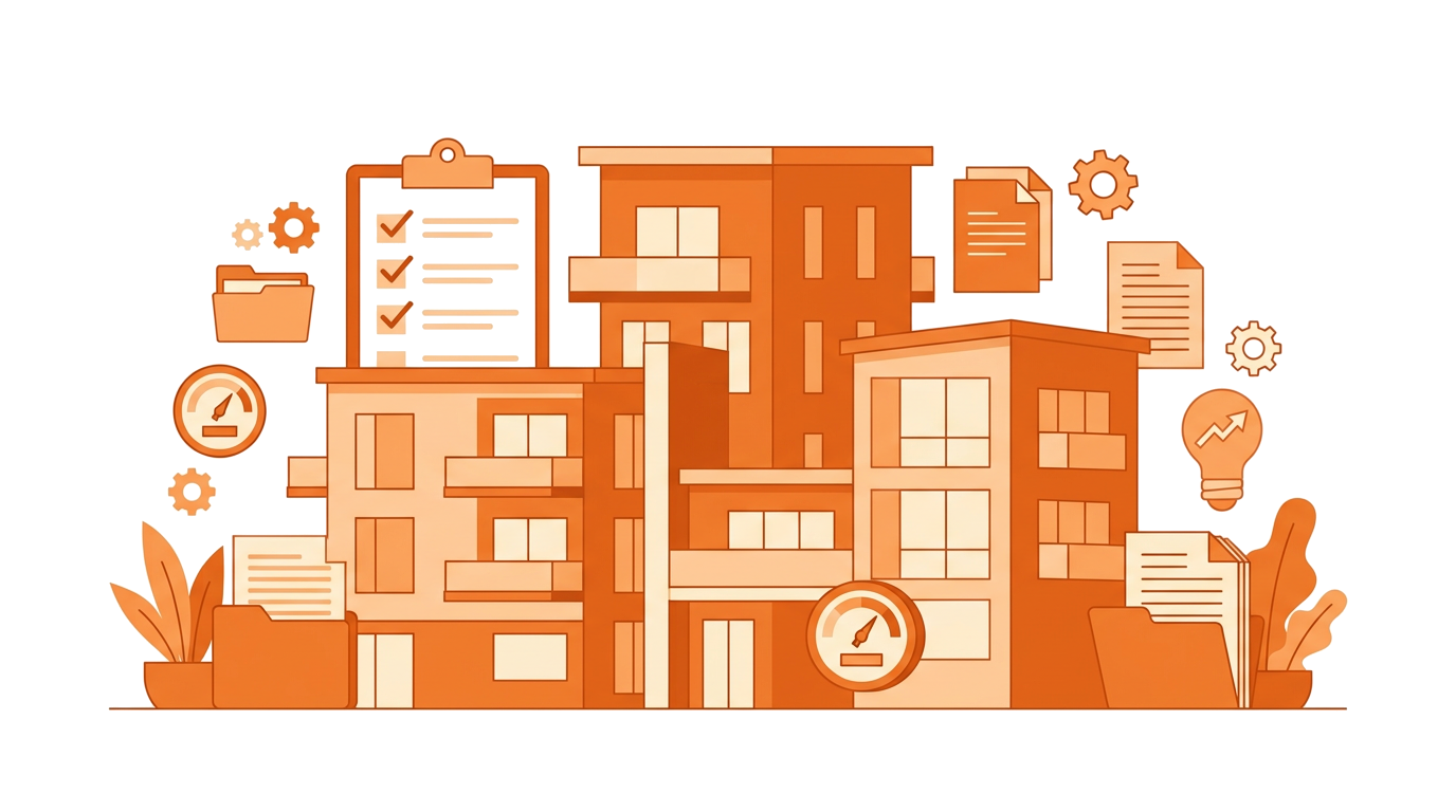 Hausverwaltung Illustration